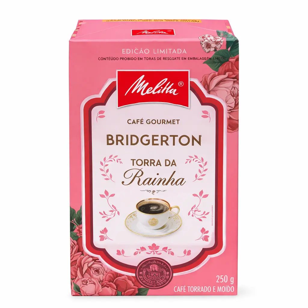 Paquete de café gourmet Melitta Bridgerton.webp