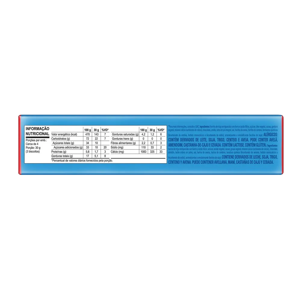 GALLETAS PASSATEMPO RELLENA CON CHOCOLATE - 130G