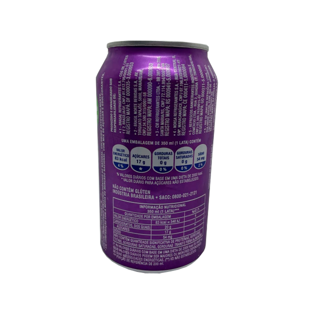 GASEOSA FANTA UVA LATA - 350ml