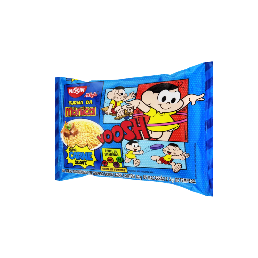 NISSIN FIDEO INSTANTÁNEO CARNE SUAVE - 80g