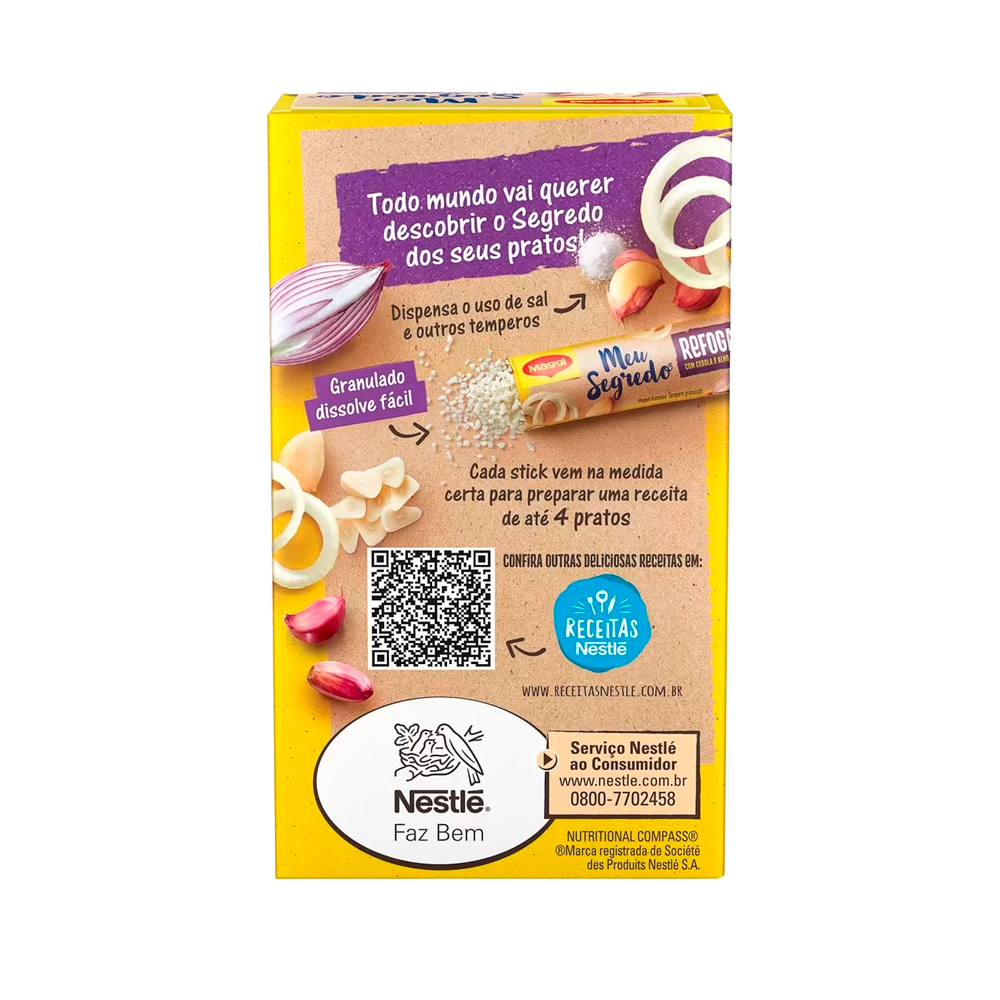 CONDIMIENTO MAGGI MEU SEGREDO AJO Y CEBOLLA - 49g