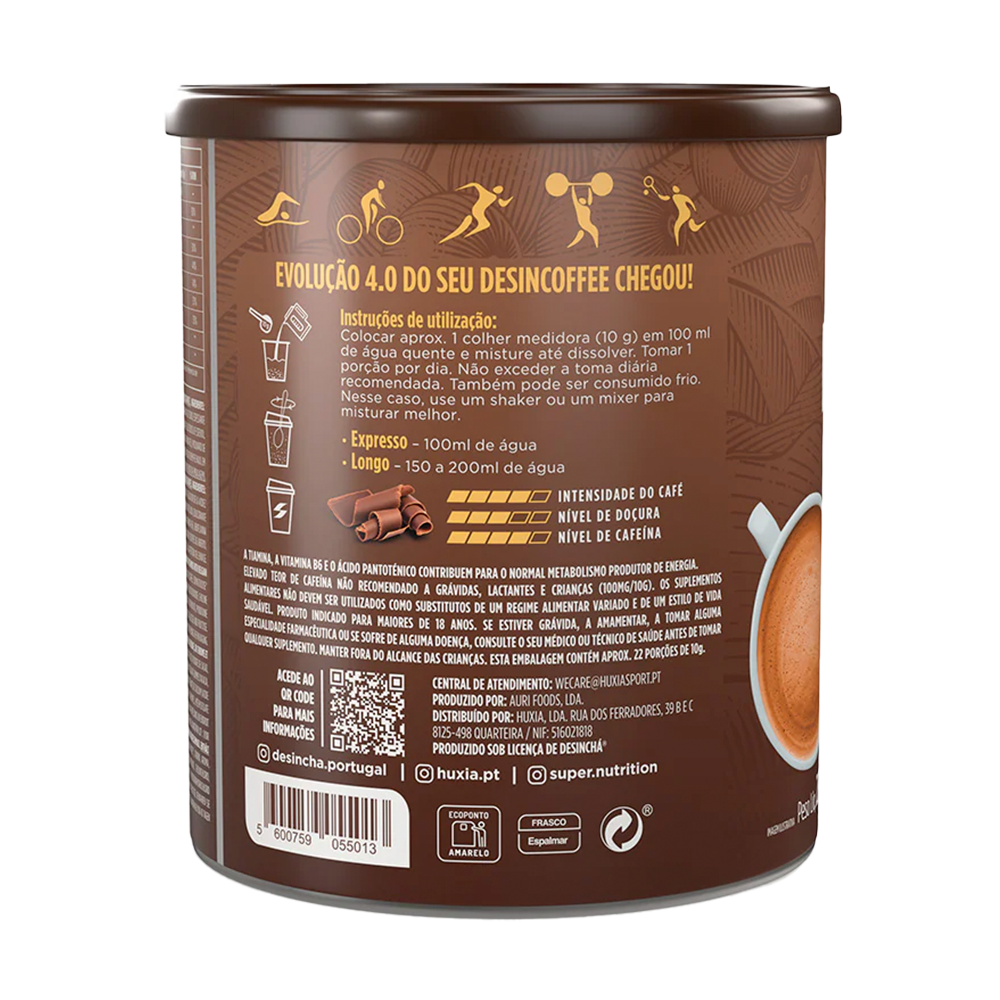 DESINCOFFEE CHOCOLATE BELGA 220G
