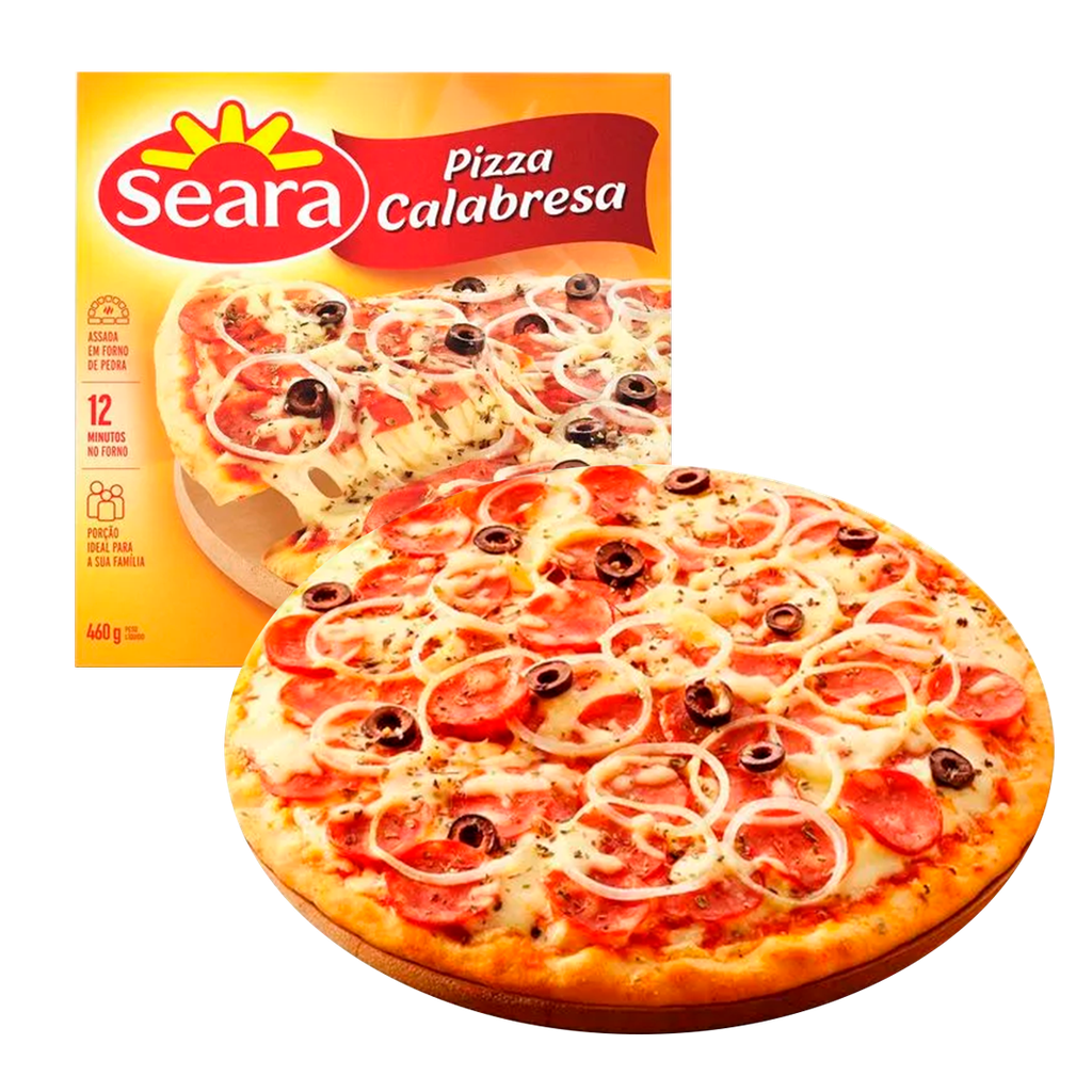PIZZA CONGELADA DE CALABRESA SEARA 460g