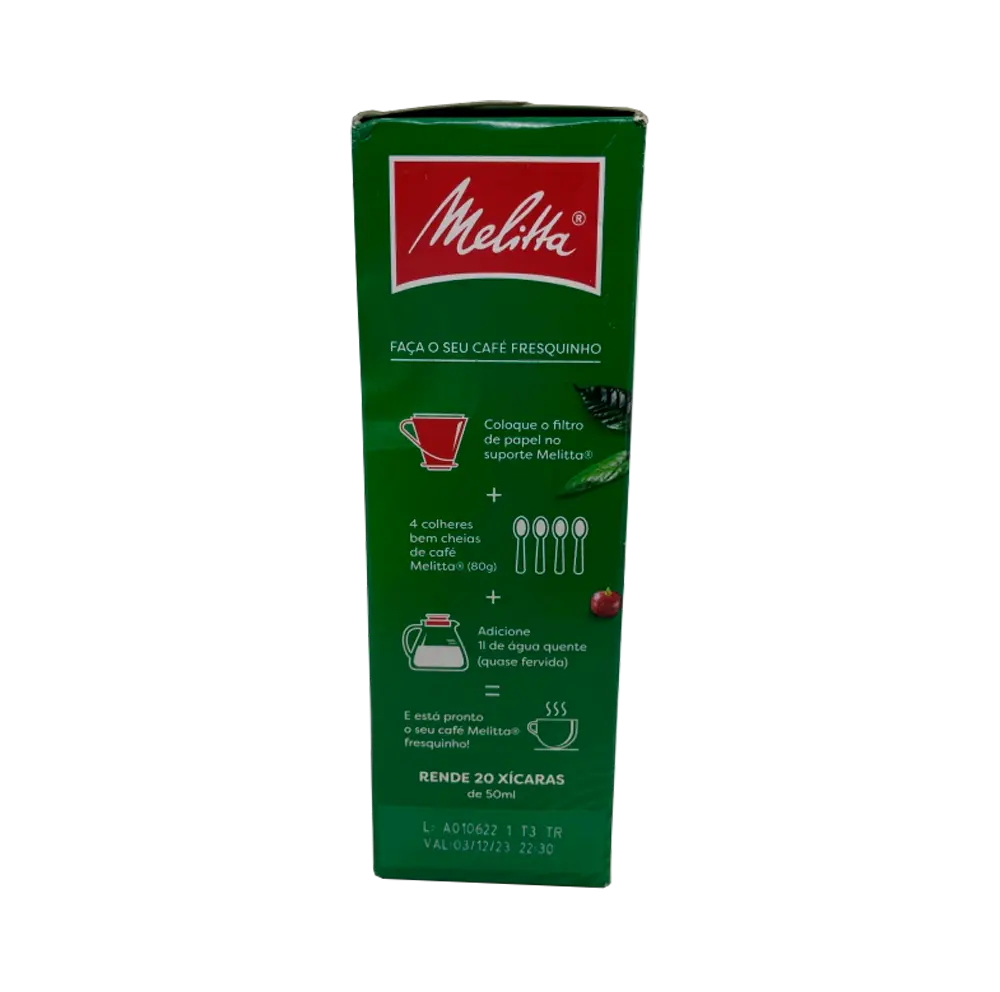CAFÉ MOLIDO MELITA TRADICIONAL 500g