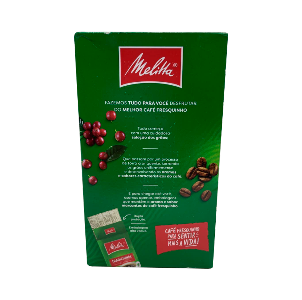 CAFÉ MOLIDO MELITA TRADICIONAL 500g