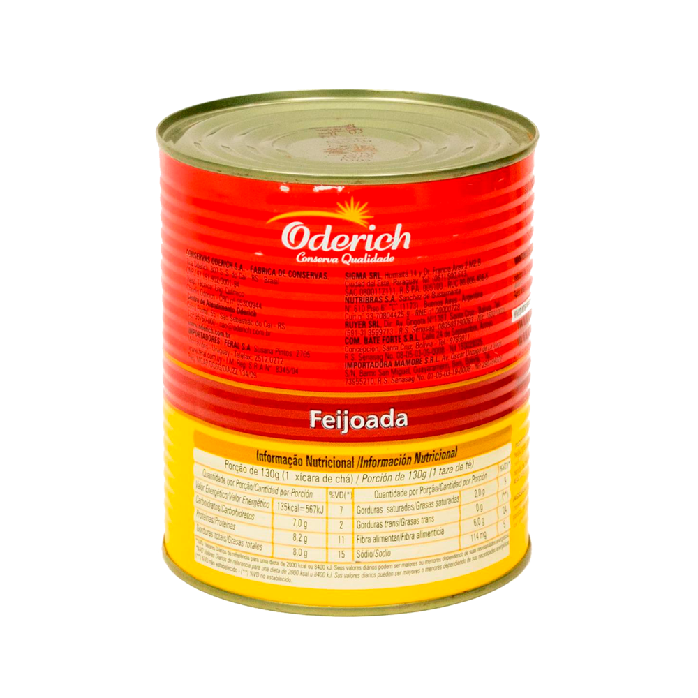 GUISADO DE POROTOS NEGROS ODERICH 420g