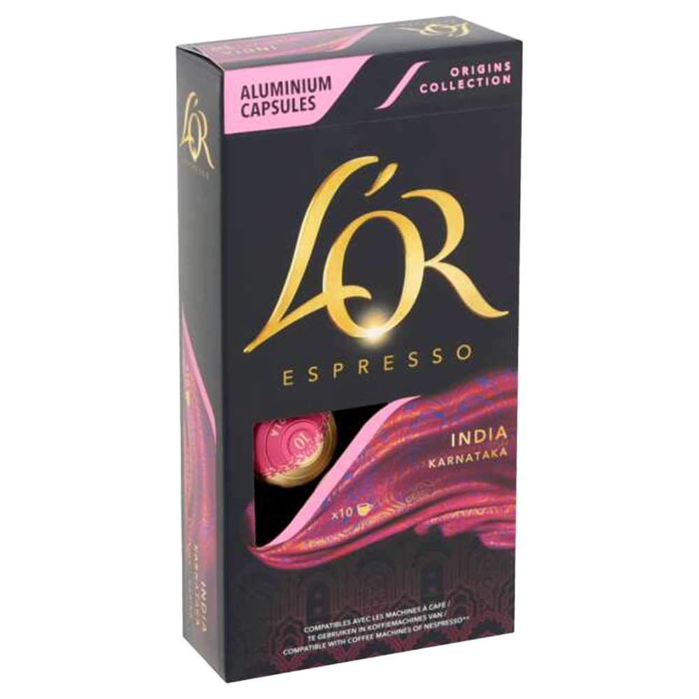 Cápsulas de Espresso INDIA Karnataka 10 LOR Espresso Origins