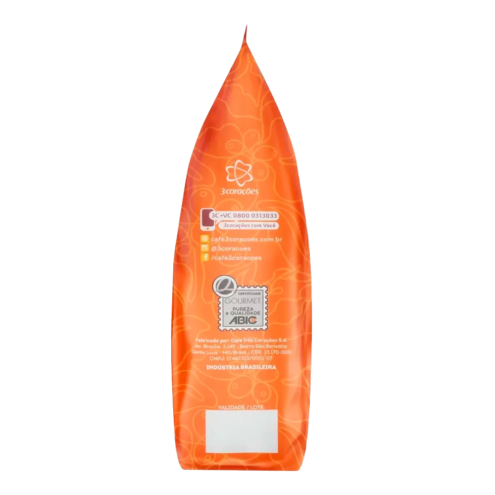 Café Sur de minas Gourmet 3 corações 250g ota lateral.webp