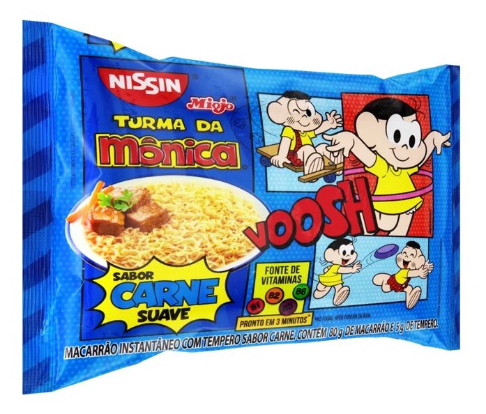 NISSIN FIDEO INSTANTÁNEO CARNE SUAVE - 80g