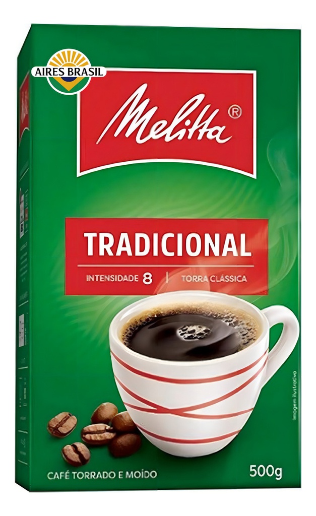 Cafe Molido Melitta Tradicional 500g Importado De Brasil