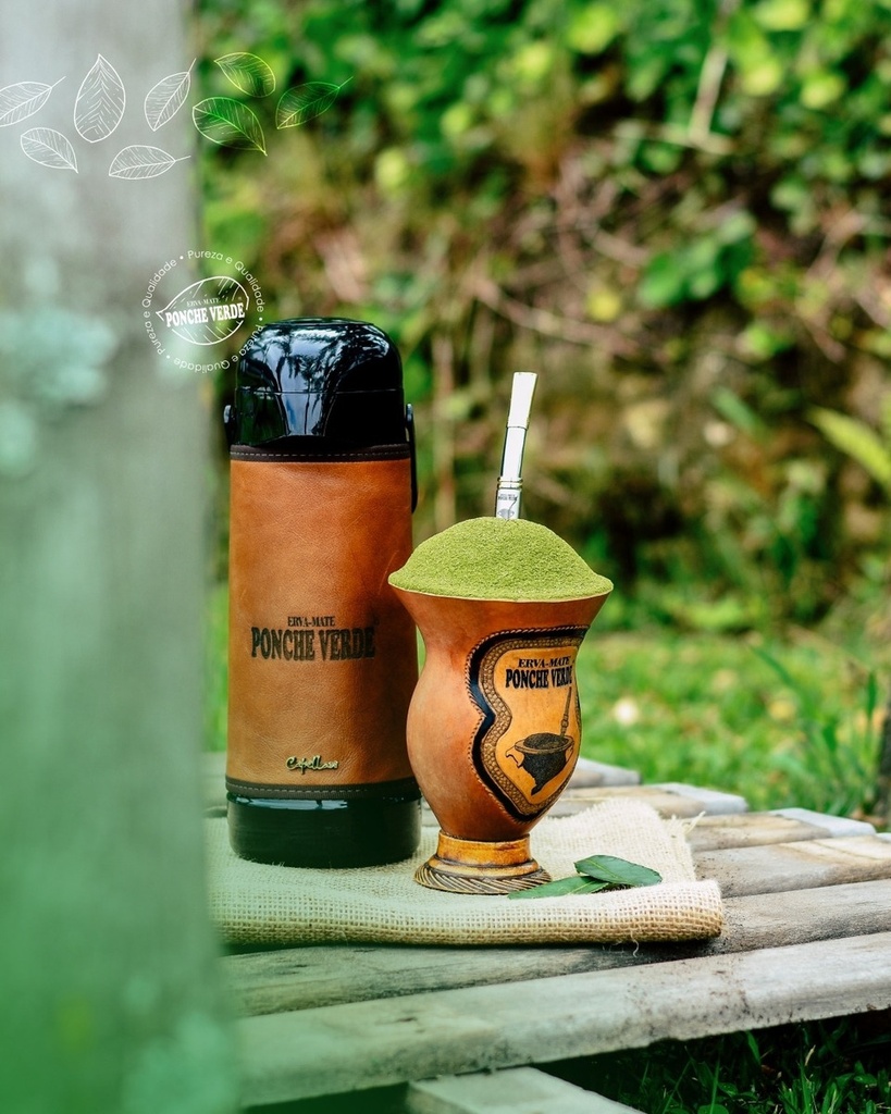 Yerba Mate Ponche Verde 1kg Importada De Brasil