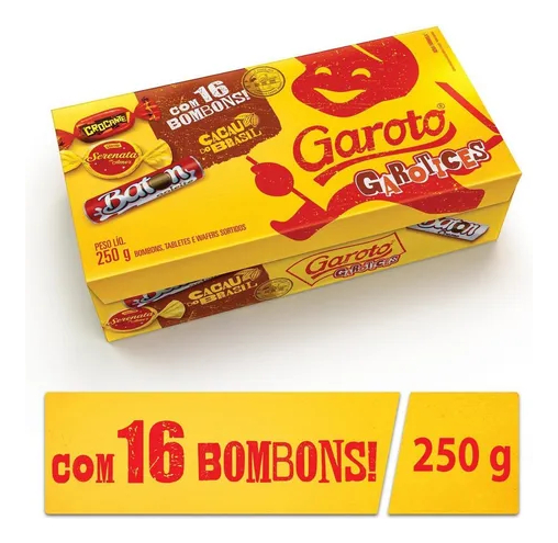 BOMBONES SURTIDOS GAROTO 250g