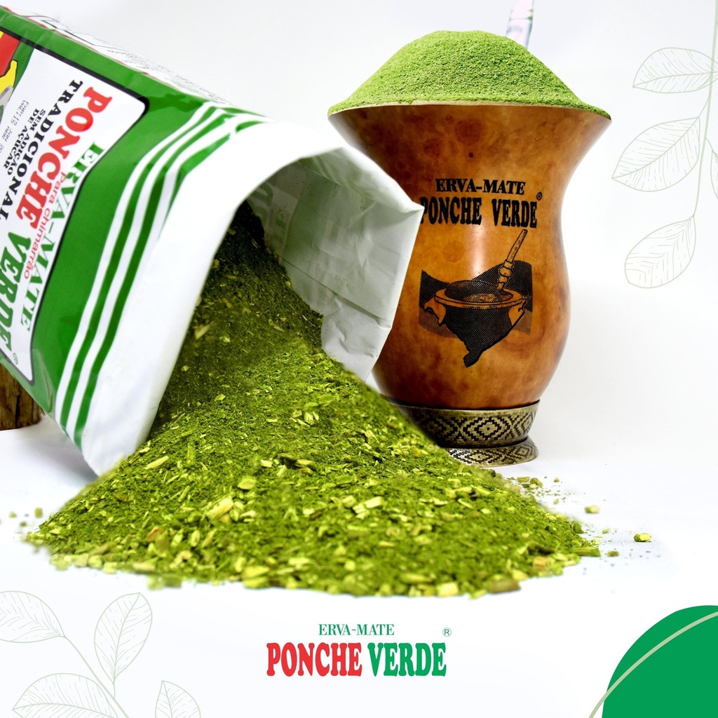Yerba Mate Ponche Verde 1kg Importada De Brasil