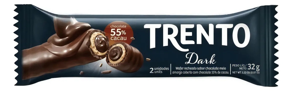 DISPLAY CHOCOLATES TRENTO NEGRO 16 UNIDADES