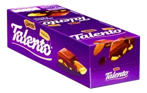 DISPLAY TALENTO ALMENDRAS Y PASAS 25G x 15 UNIDADES