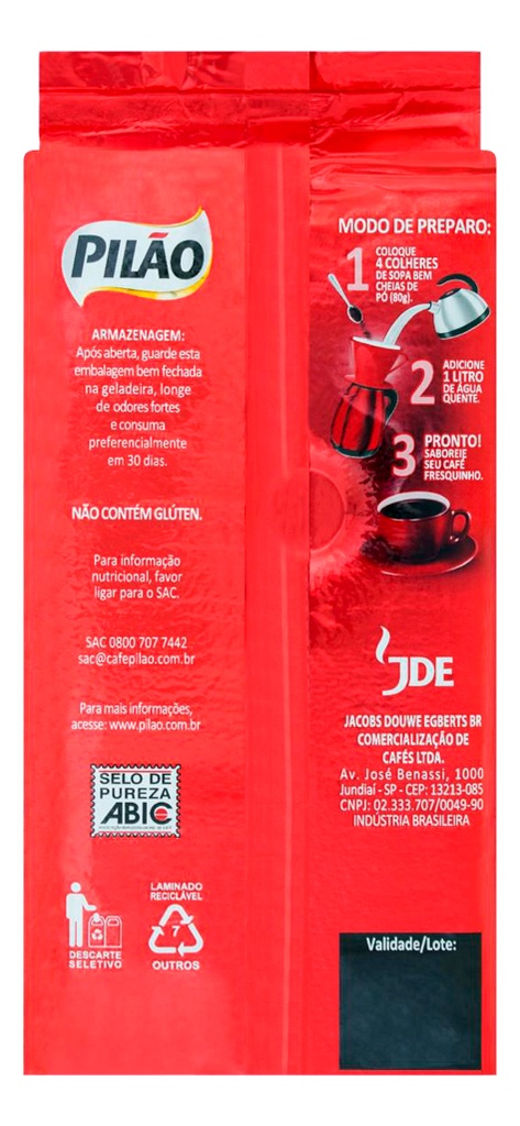 Café Pilão Tradicional 500g