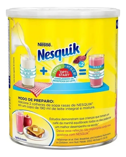 Nesquik En Polvo Sabor Frutilla - 380g