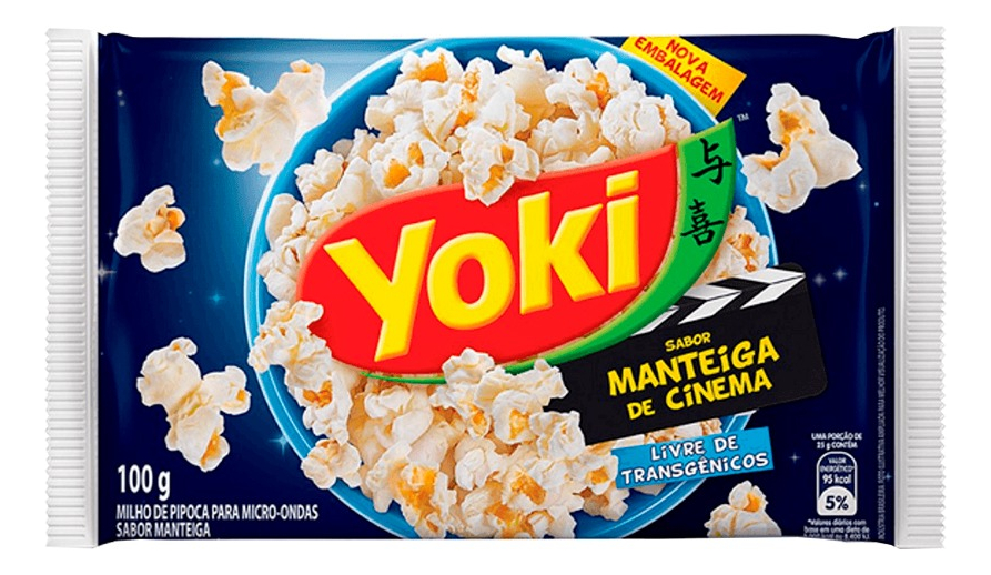 Pochoclo Manteca De Cinema Yoki - Importado De Brasil