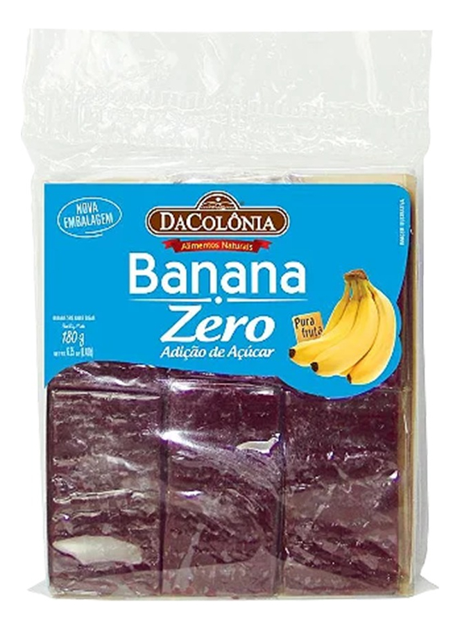 Dulce De Banana Zero Azúcar Dacolonia - 180g
