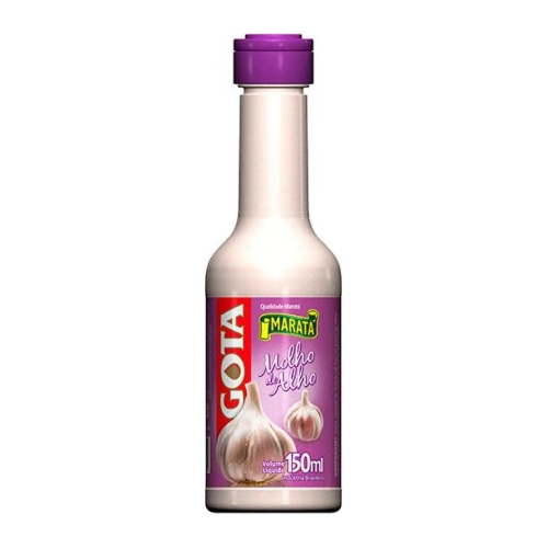 Salsa De Ajo Gota 150ml - Importado De Brasil