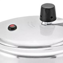 OLLA A PRESIÓN PANELUX CLASSIC DE ALUMINIO GRIS PULIDO 4,5LITROS