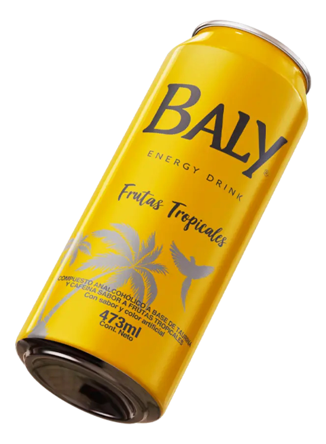 BALY ENERGY DRINK FRUTAS TROPICAIS 473ml