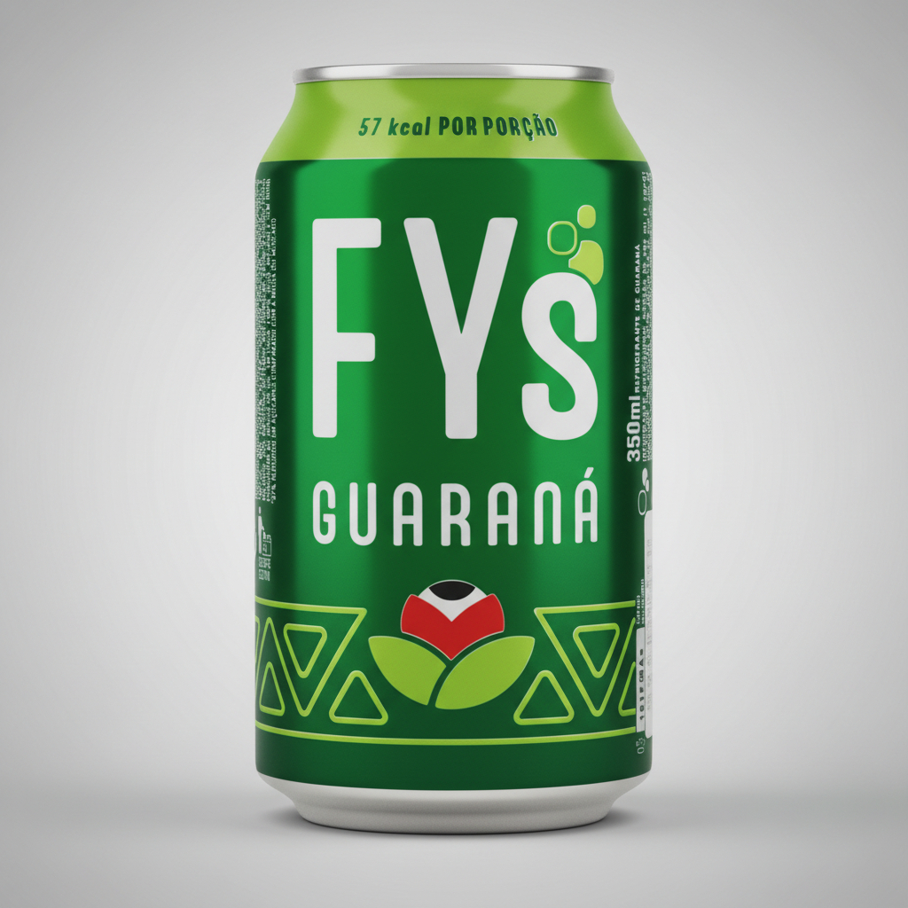 PACK DE GASEOSA GUARANA FYS LATA 350ML - 12UNIDADES