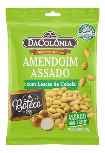 MANI TOSTADO CON RODAJAS DE CEBOLLA DACOLONIA 90G