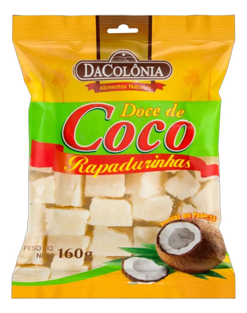 RAPADURIÑA DULCE DE COCO DACOLONIA 160G