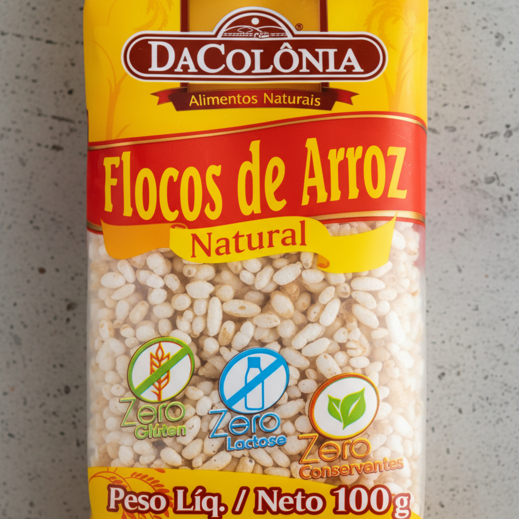 SNACK FLOCOS DE ARROZ DACOLONIA 100G