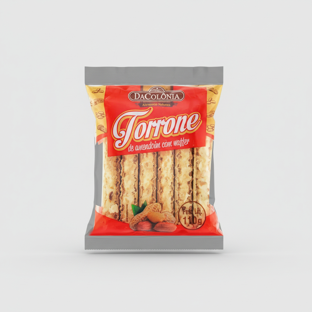 WAFER TORRONE MANI DACOLONIA 110G