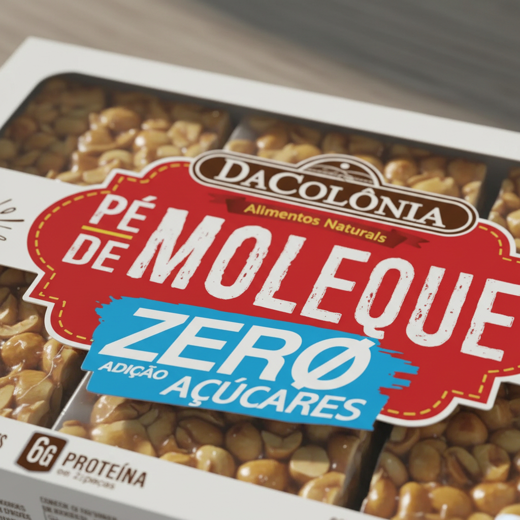 TURRON DE MANI PE-DE-MOLEQUE ZERO DACOLONIA 100G