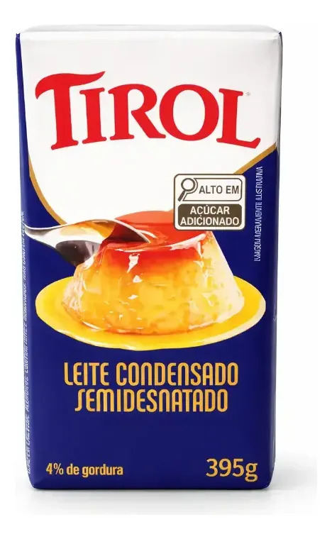 LECHE CONDENSADA TIROL SEMIDESNATADA 395G