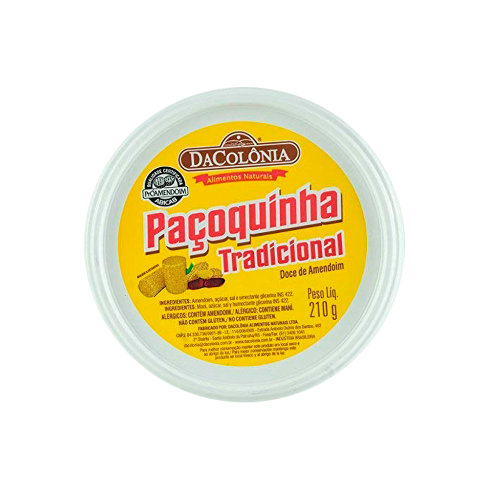 CAJA PAÇOQUINHA TRADICIONAL - 210G