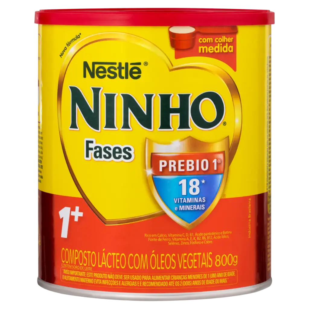 UNIDAD DE LECHE EN POLVO INFANTIL NINHO FASES + PREBIO N3BR 800g