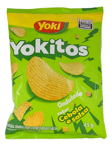PAPAS ONDULADAS CEBOLLA  Y SALSA YOKI 45G