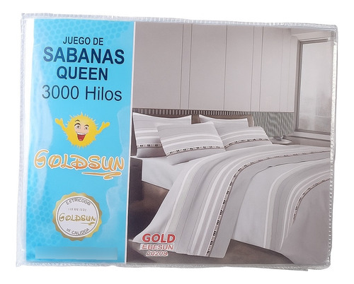 Juego De Sabanas Queen 2 Plazas Y Media 3000 Hilos 