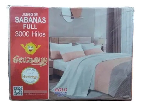 Juego de sabanas 2 plazas 3000 hilos Goldsun