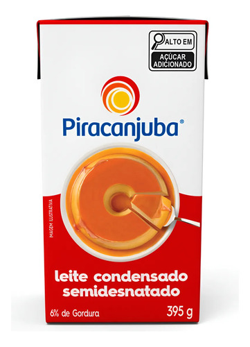 LECHE CONDENSADA PIRACANJUBA SEMIDESNATADA 395G