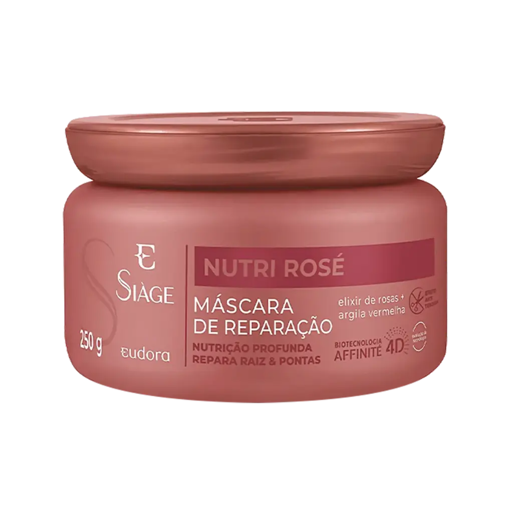 NUEVO! MASCARA DE TRATAMENTO EUDORA SIAGE NUTRI ROSE POTE 250G