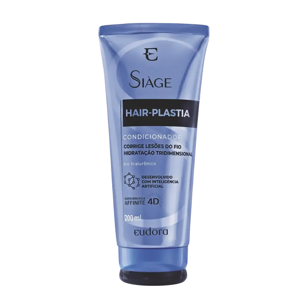 NUEVO! CONDICIONADOR EUDORA SIAGE HAIR-PLASTIA BISNAGA 200ML