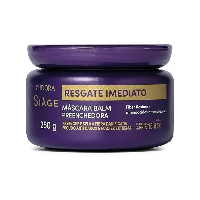 NUEVO! MASCARA DE TRATAMENTO EUDORA SIAGE RESGATE IMEDIATO POTE 250G