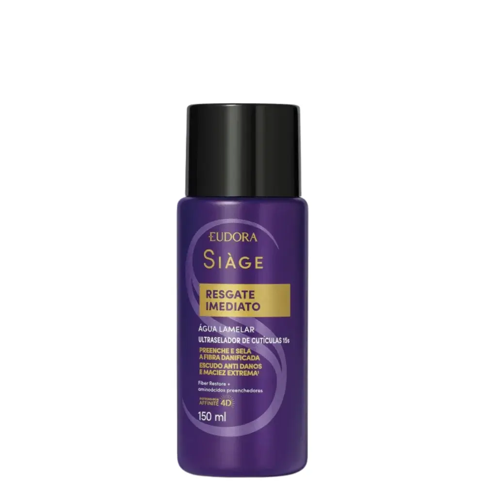 NUEVO! AGUA LAMELAR EUDORA SIAGE RESGATE IMEDIATO FRASCO 150ML