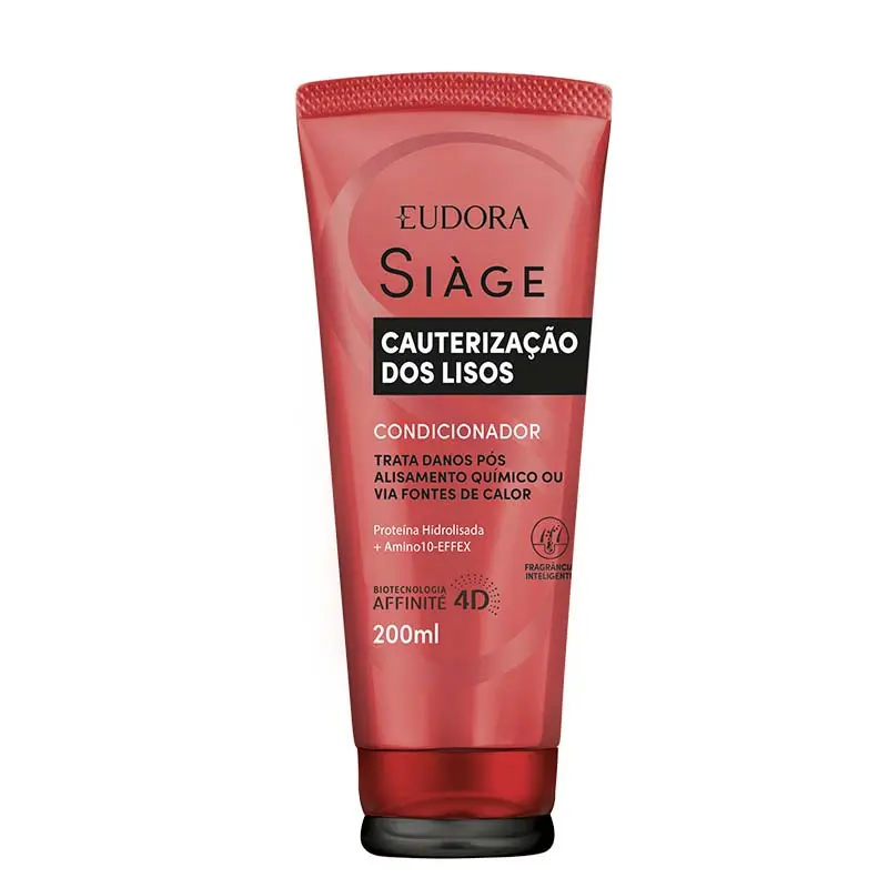 NUEVO! CONDICIONADOR EUDORA SIAGE CAUTERIZACAO DOS LISOS BISNAGA 200ML