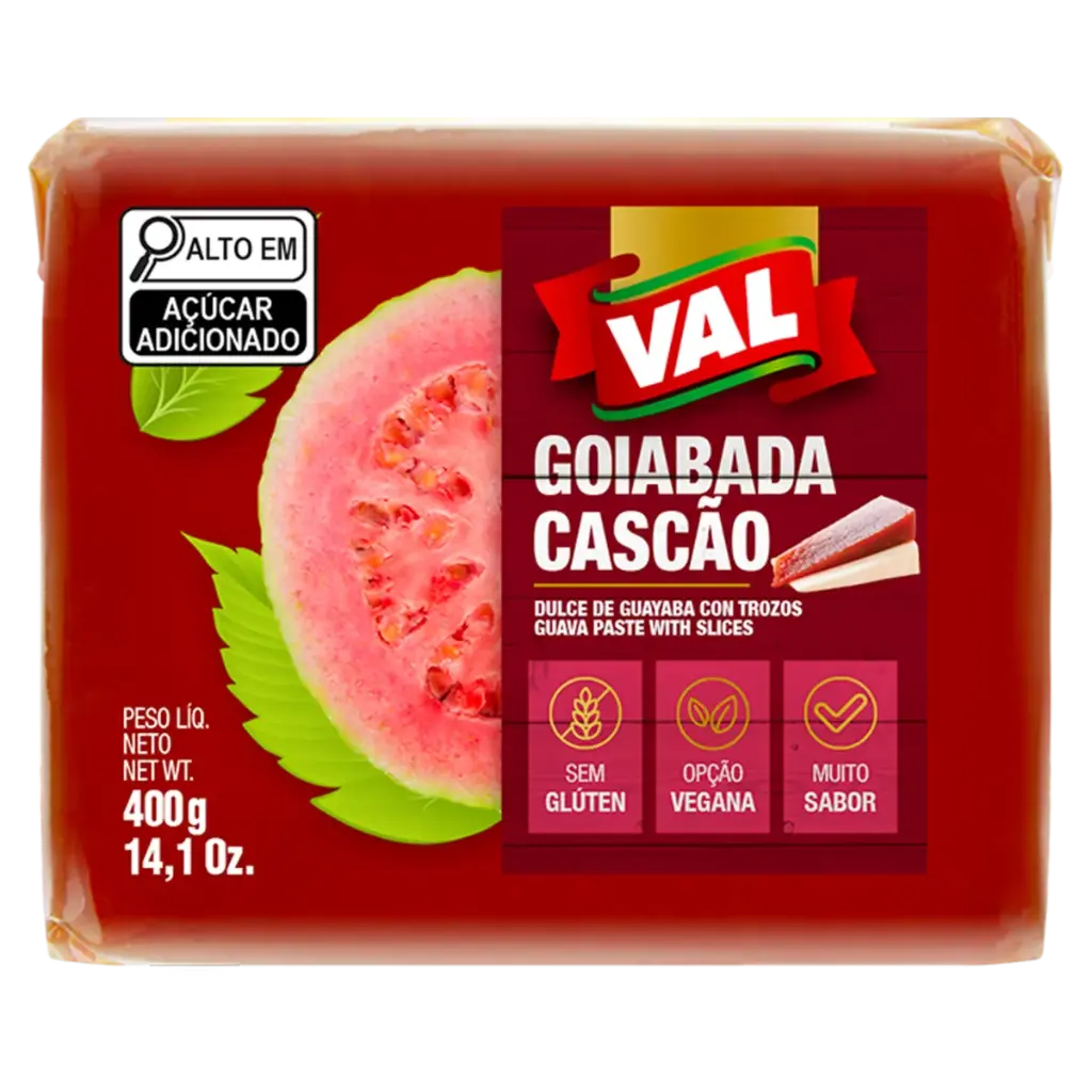 PASTA DE GUAYABA CASCAO VAL 400G