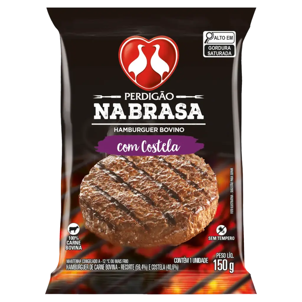 CARNE PARA HAMBURGUESA DE TERNERA COSTILLA NA BRASA 150G
