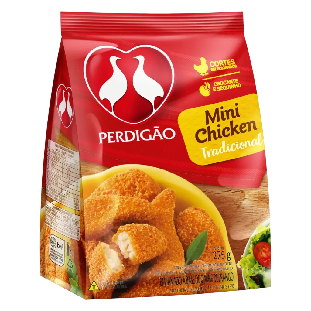 POLLO EMPANIZADO TRADICIONAL PERDIGAO MINI CHICKEN 275G