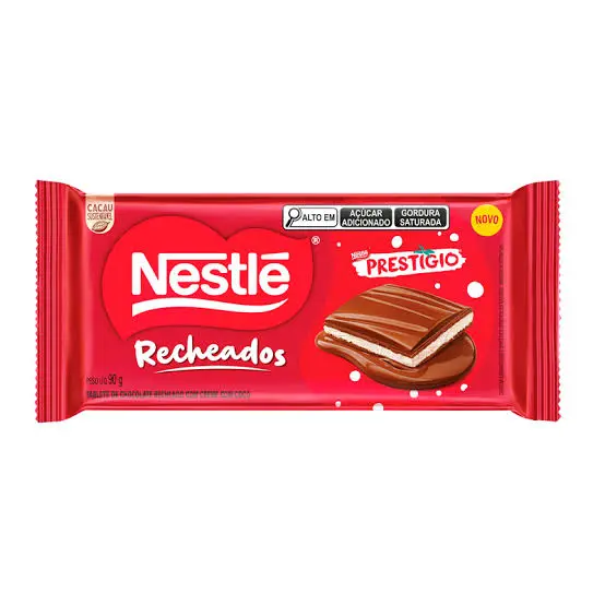 CHOCOLATE PRESTIGIO TABLETE RECHEADO 90G
