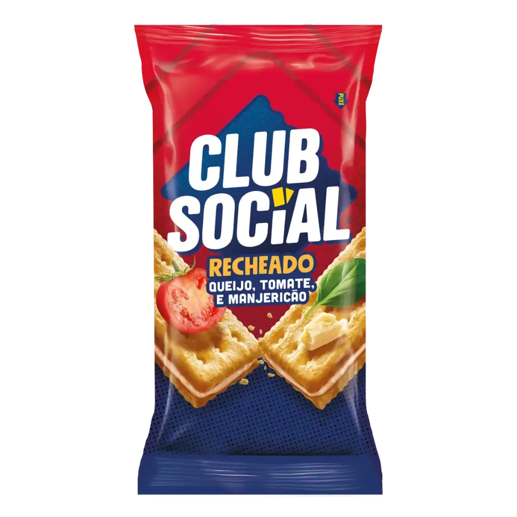 GALLETA CLUB SOCIAL RELLENA DE QUESO, TOMATE Y ALBAHACA 106G