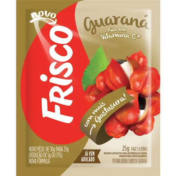 JUGO EN POLVO DE GUARANA FRISCO 18G